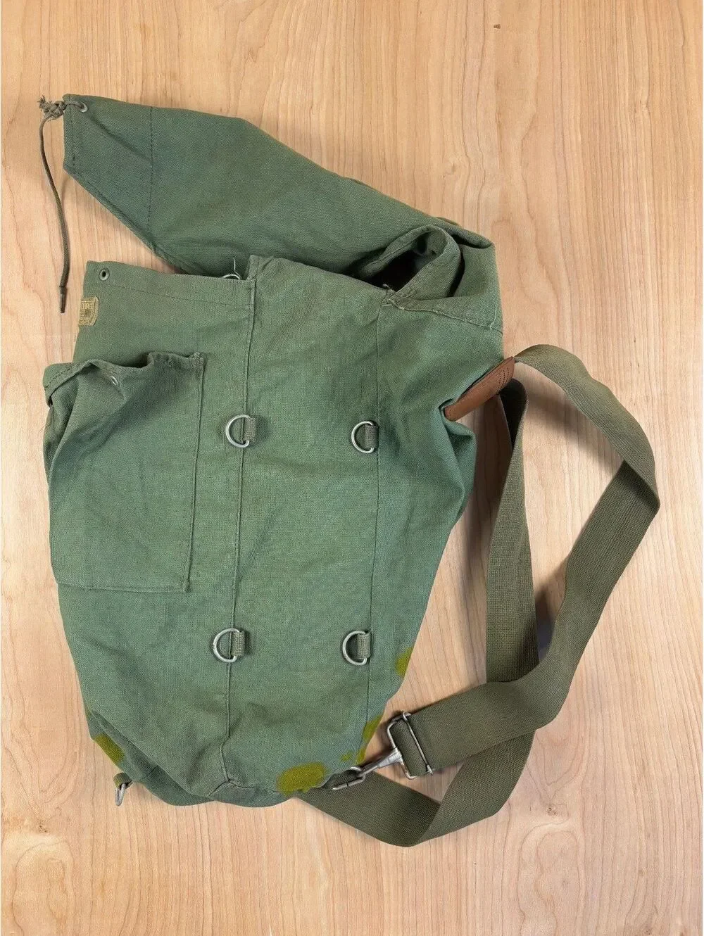 Vintage 60s Kumfort Boys Pack Byer Mfg Orono Maine canvas backpack